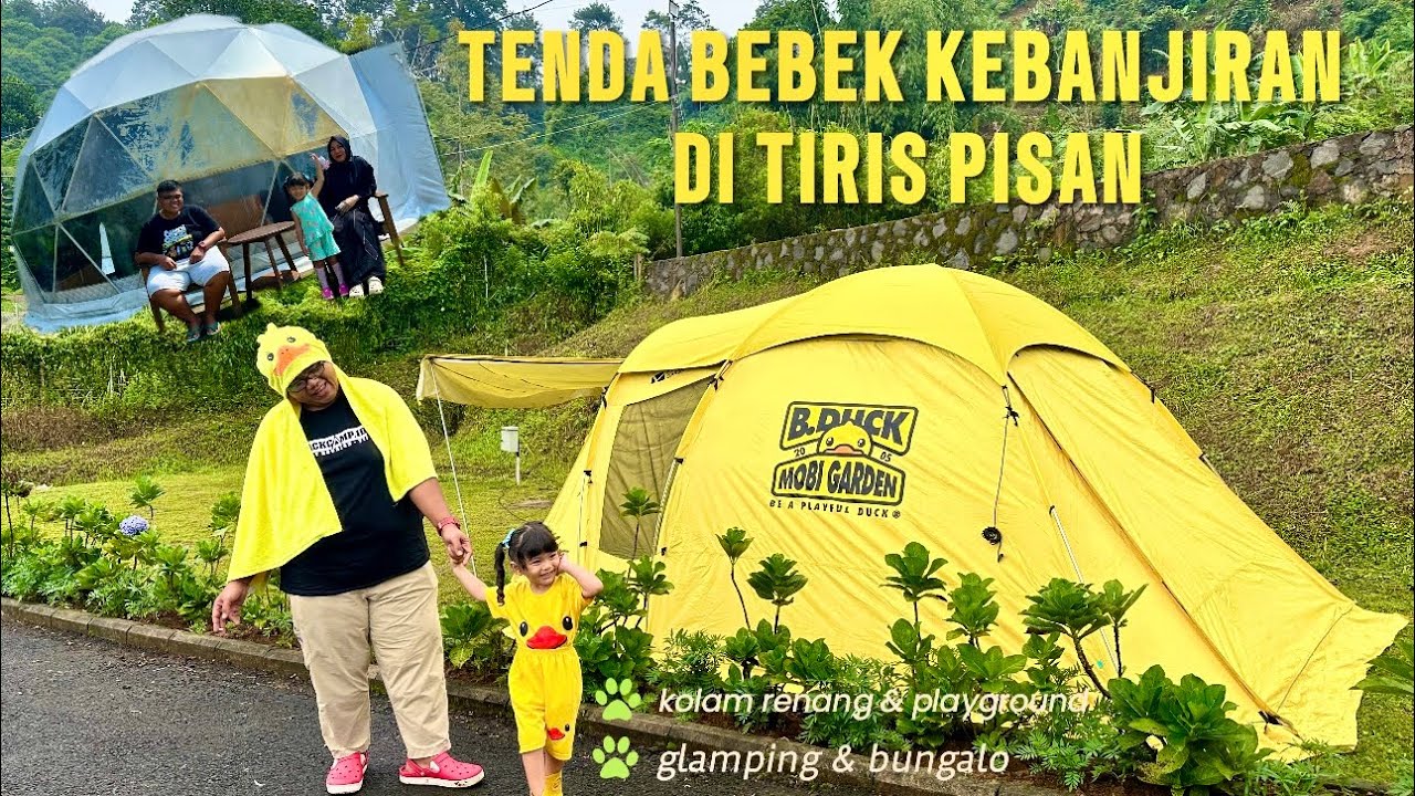 FASILITAS TERLENGKAP HANYA ADA DI TIRIS PISAN VILLAGE |Camping Family | Glamping | Bogor 