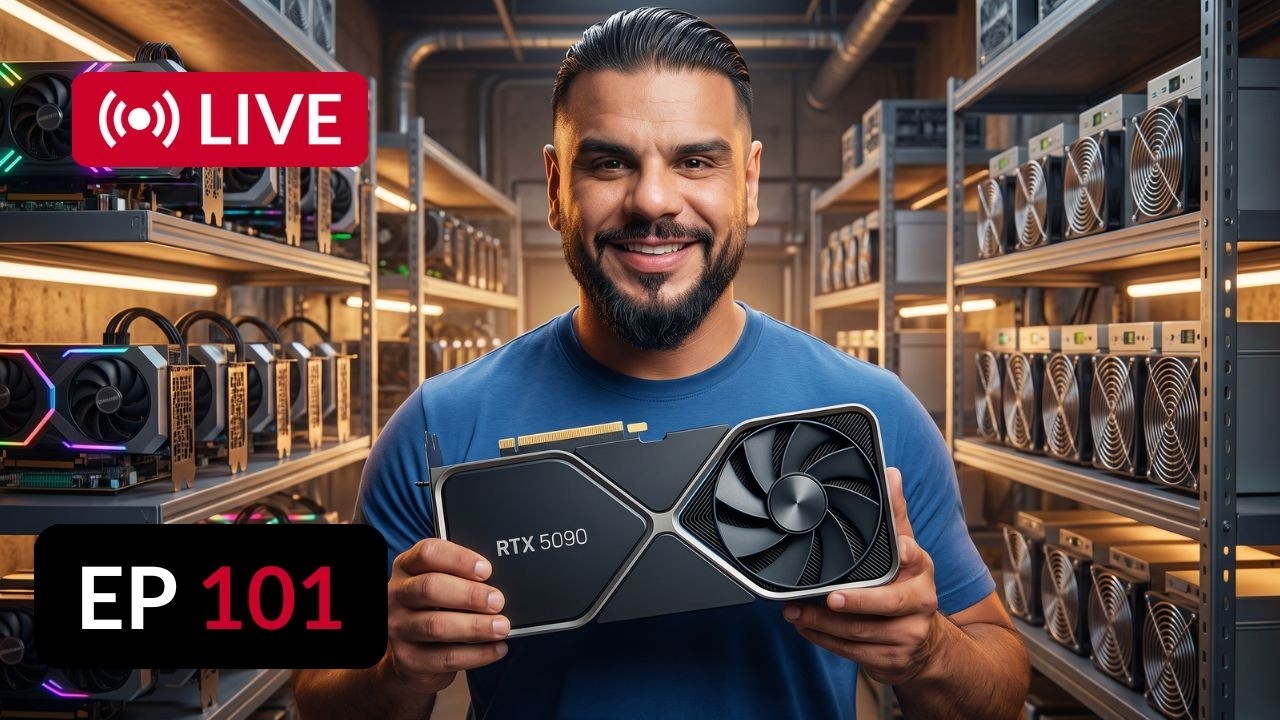 LIVE EP 101 - MINERANDO BTC NO WINDOWS #SummerOfGoals