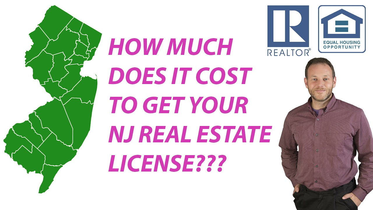 How much does it cost to get your real estate license in NJ?