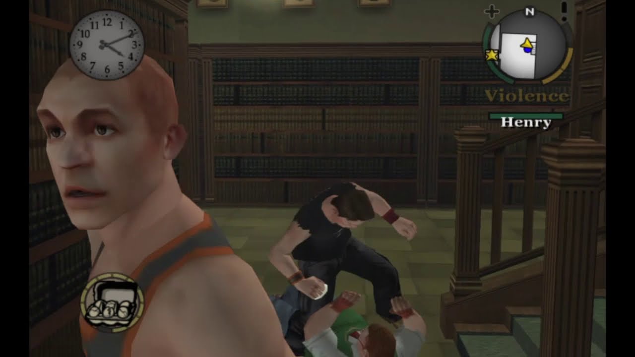 Bully (PS4) - Jimmy & Henry/Clint Attack The Library