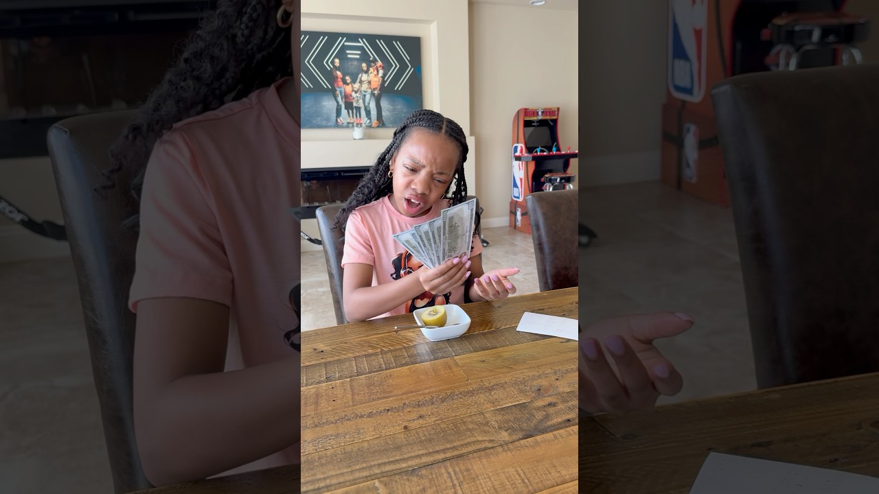 Girl Tricks Sister With Fake Money!🤨 #shorts