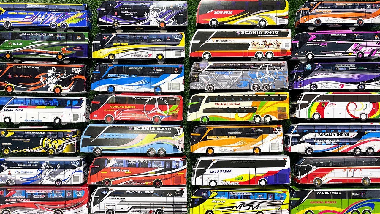 Bus Telolet, Bus Haryanto, Bris Trans Casper, Bus Asyrof, Bus Aneka Bintang, Bus Tunggal Jaya 057