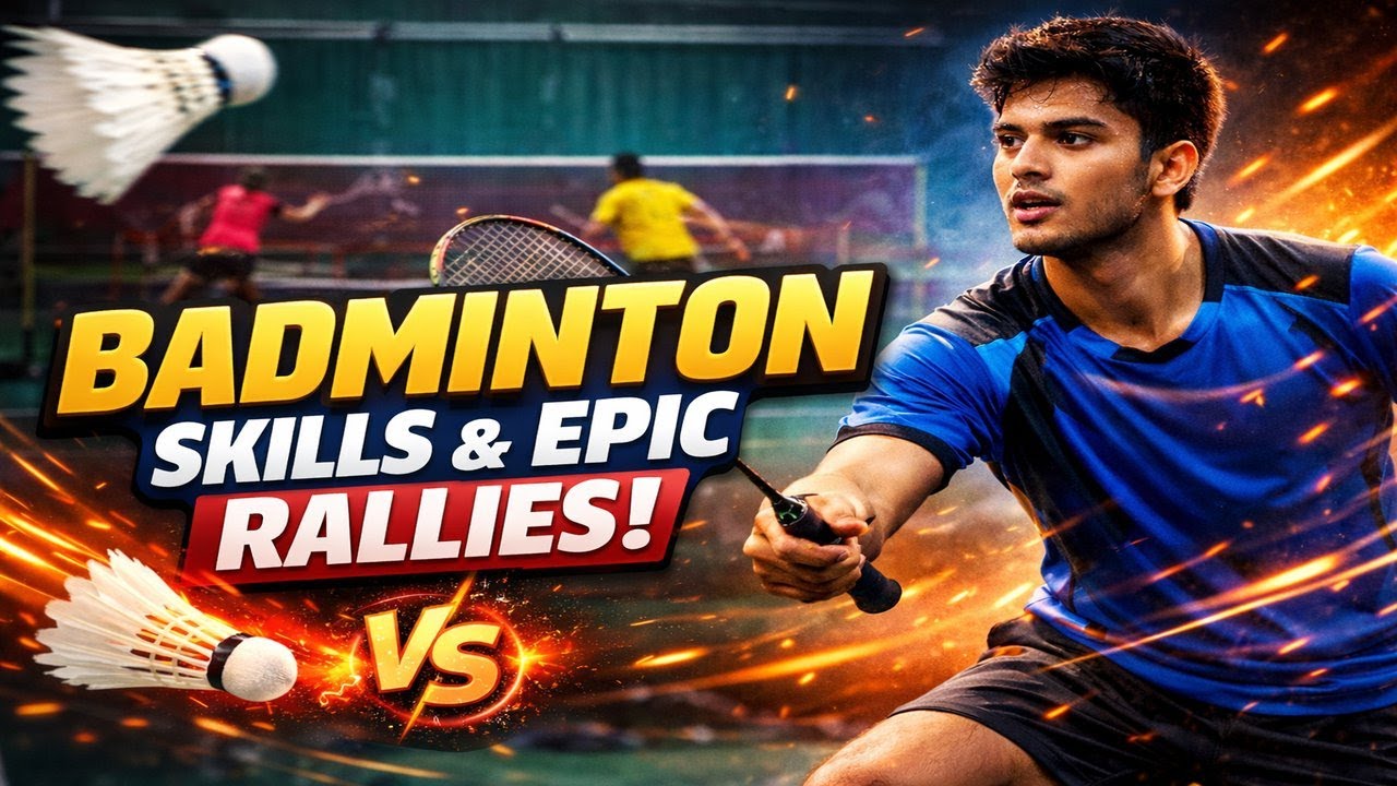 Badminton Skills & Long Rallies | Practice Match Highlights 🏸