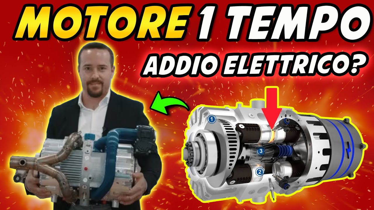 MOTORE A 1 TEMPO - 120 CV / 35 KG / 500 cc - LA MORTE DELL' ELETTRICO?! Innengine e-rex
