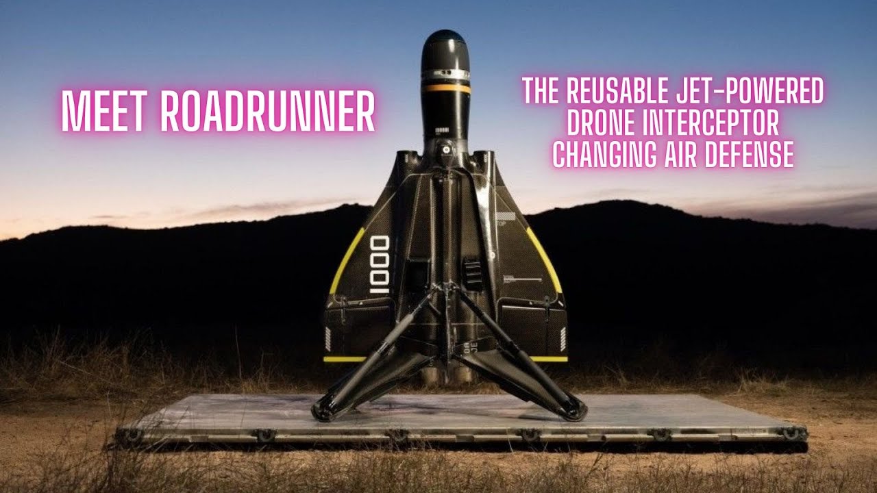 Roadrunner: The Reusable Jet-Powered Drone Redefining Air Defense