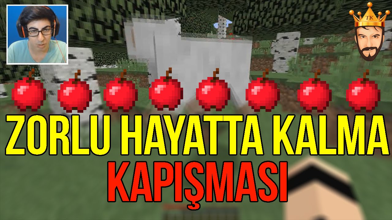MINECRAFT ZORLU HAYATTA KALMA KAPIŞMASI