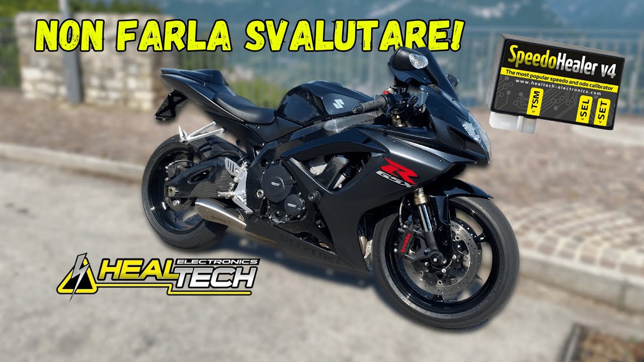 COME NON SVALUTARE LA TUA MOTO! Montaggio Speedohealer v4 healtech per gsxr 600 2006-7