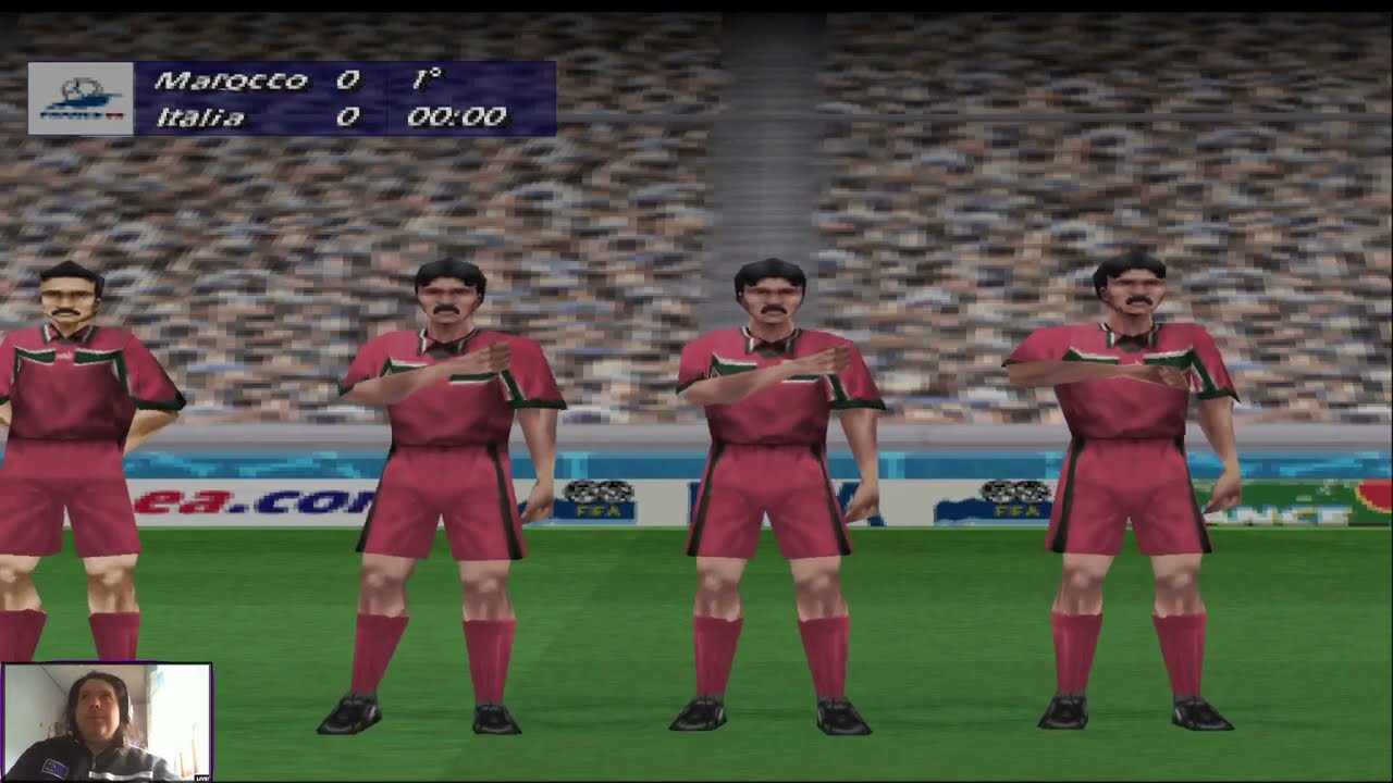 Mondiale con l'Italia ep.3 vs Marocco - Retrogaming con FIFA '98 World Cup