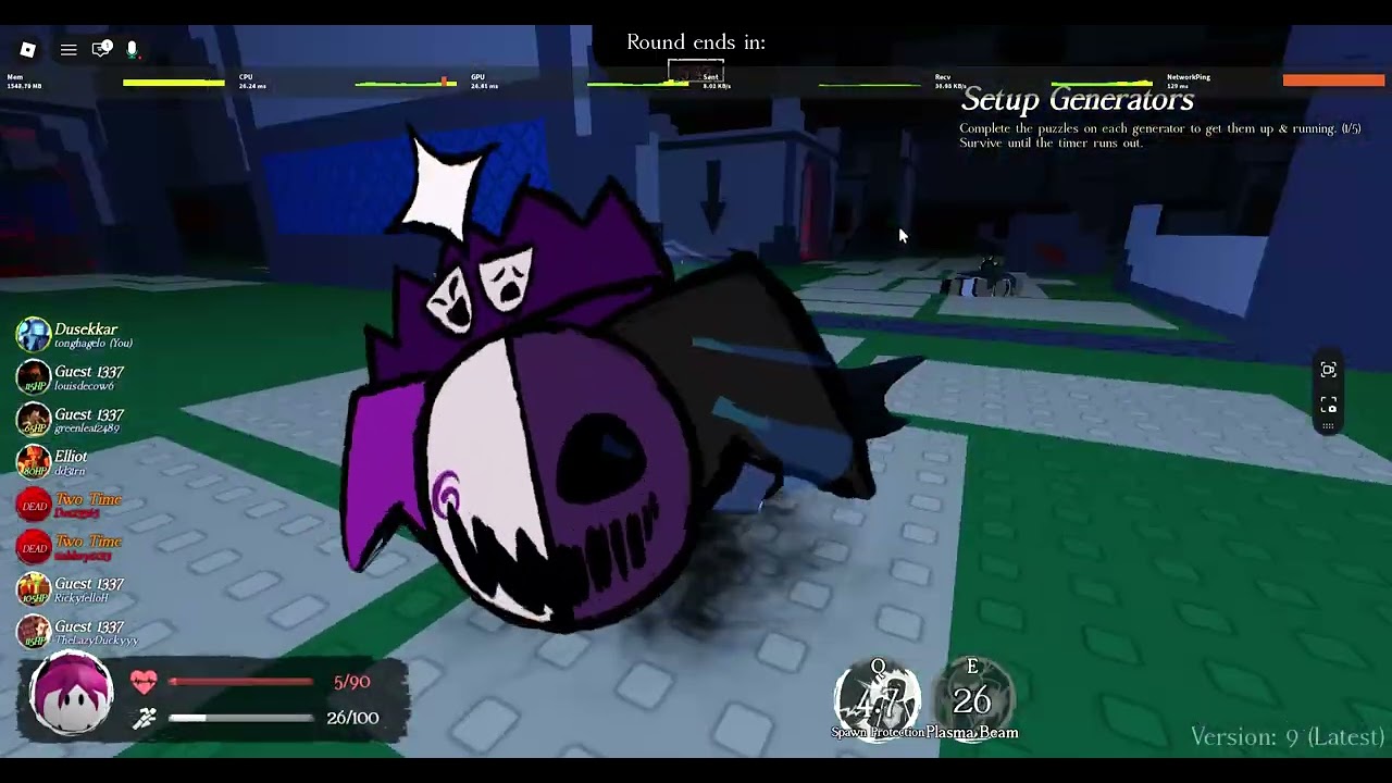 Forsaken but youtuber @thelazyduckyy joined my server!?!?