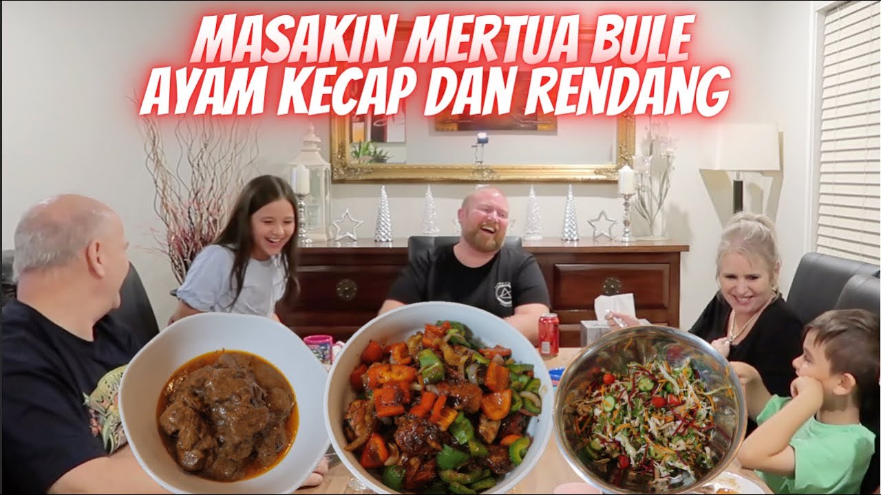 MASAKIN MERTUA BULE RENDANG DAN AYAM KECAP