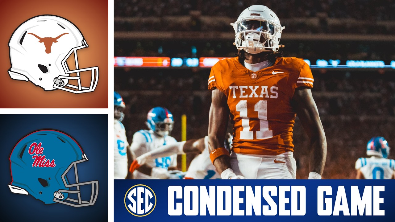 Ole Miss Rebels против Texas Longhorns | Сокращенная версия матча | SEC Football 2026