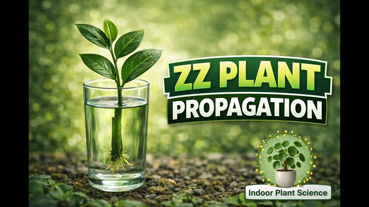 ZZ Plant Propagation Made Easy 🌱 | Step-by-Step Water & Soil Method