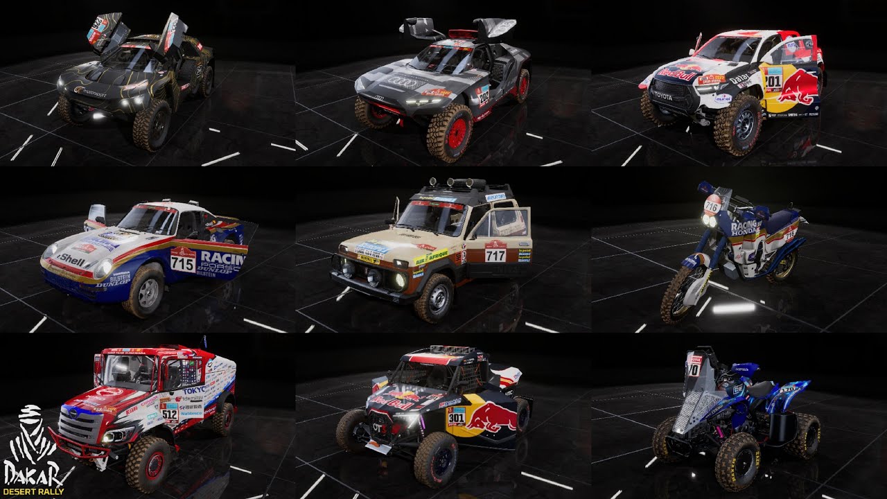 Dakar Desert Rally - All Vehicle Full list (Including DLC & 2023 Update) [4KPS5]