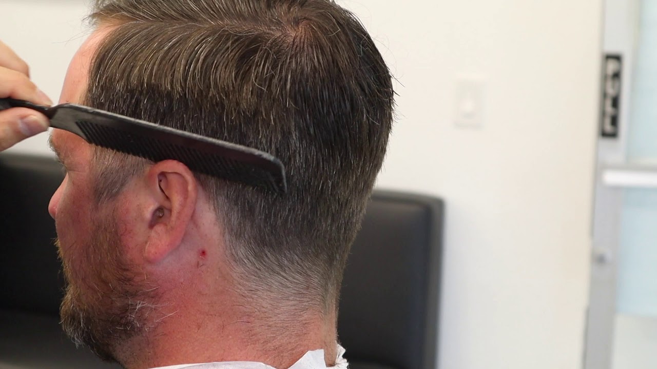 Step by Step Tutorial: How to clipper over comb and scissor cut the top properly