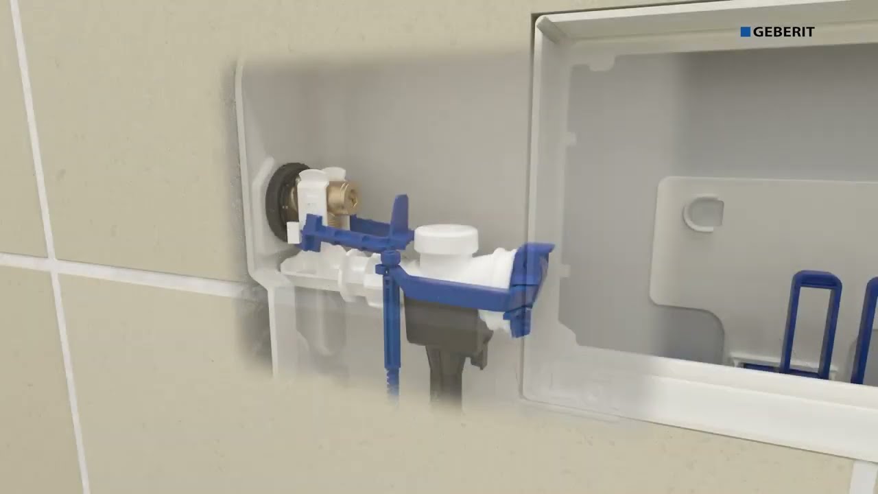 DIY Video for New Geberit Alpha 8cm concealed cistern - Installation