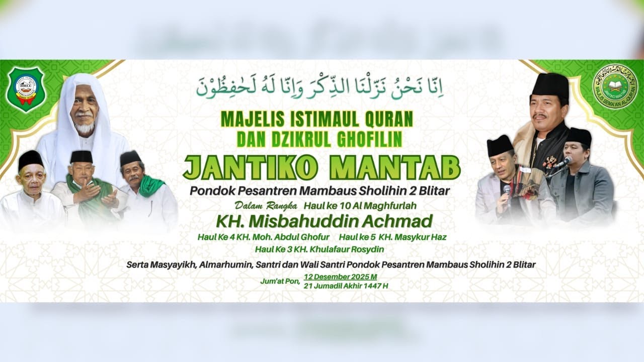 #Live Majelis Istimaul Qur'an dan Dzikrul Ghofilin Jantiko Mantab
