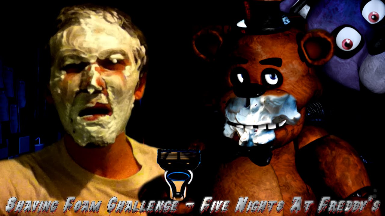 SHAVING FOAM CHALLENGE | Five Nights At Freddy's