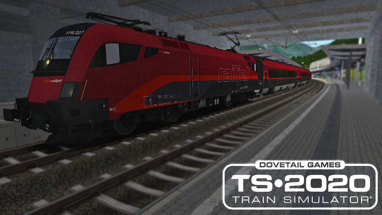 RJX 166/566 St. Anton/Arlberg nach Feldkirch | Train Simulator 2020 | virtuelle Führerstandsmitfahrt