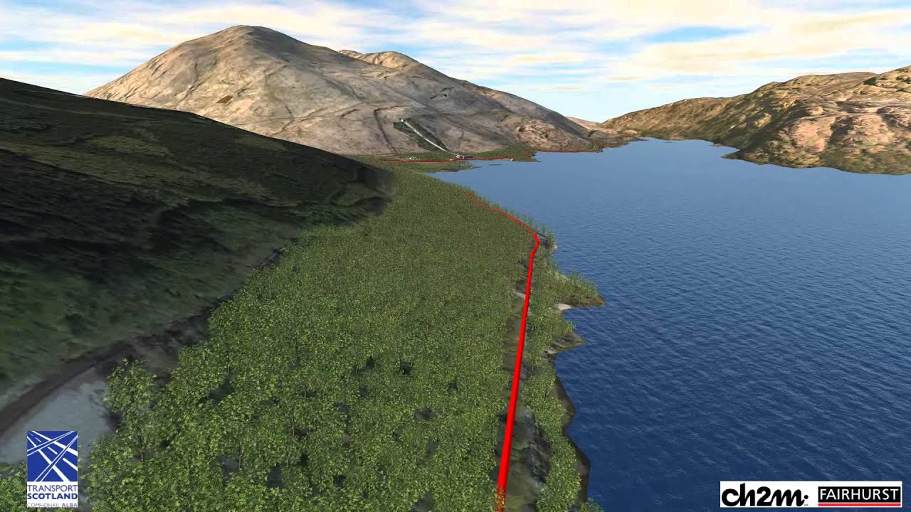 A82 Tarbet to Inverarnan   Preferred Route Option snippet