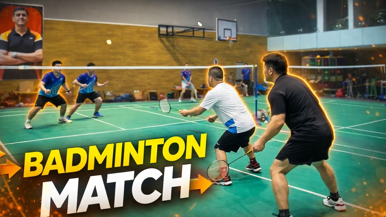Epic 3-Set Badminton Battle in Doha 🏸| Intense Rallies & Dramatic Finish #badminton #gameplay