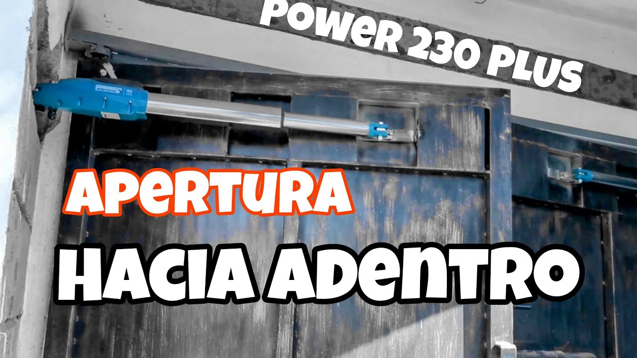 Power 230 PLUS con apertura hacia adentro