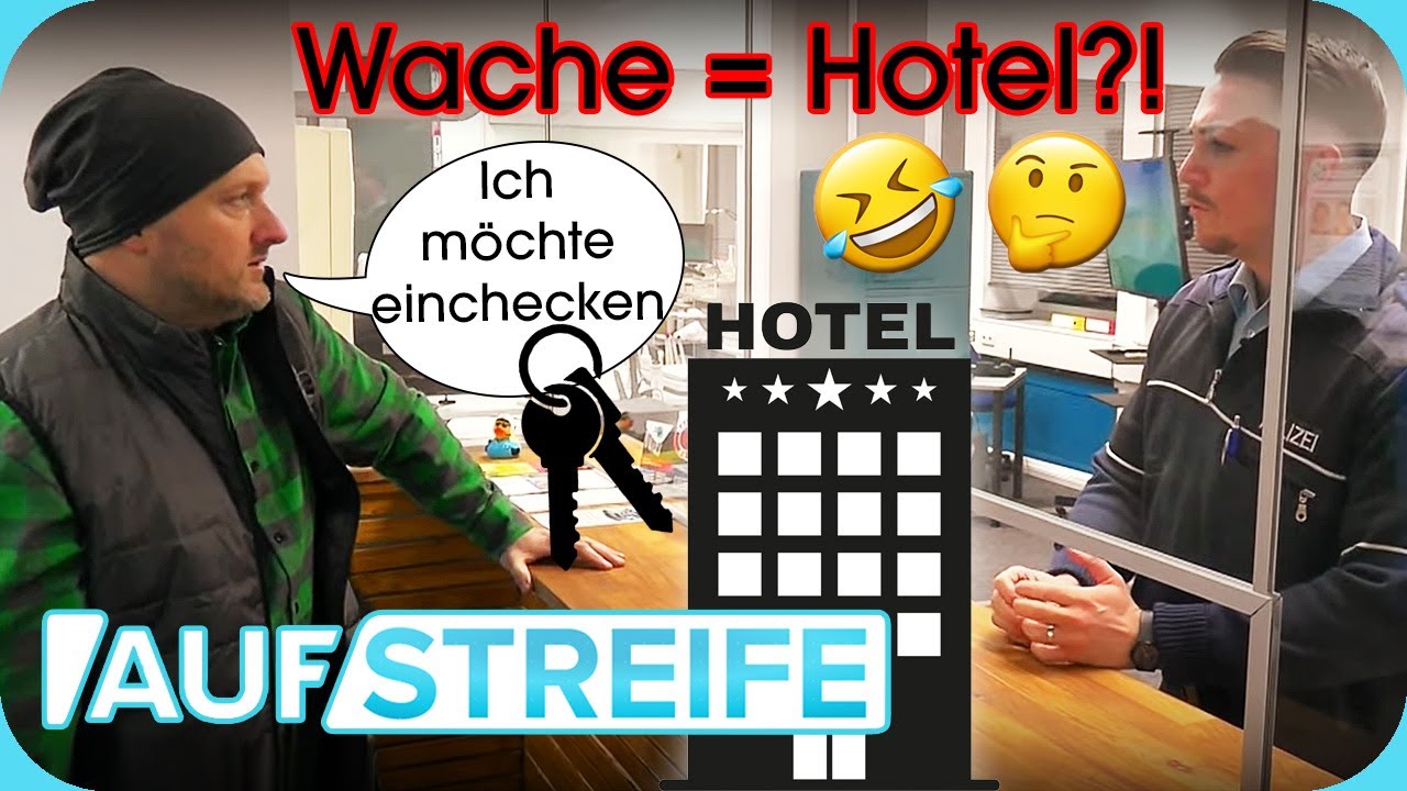 Verwirrter Mann auf Wache: 