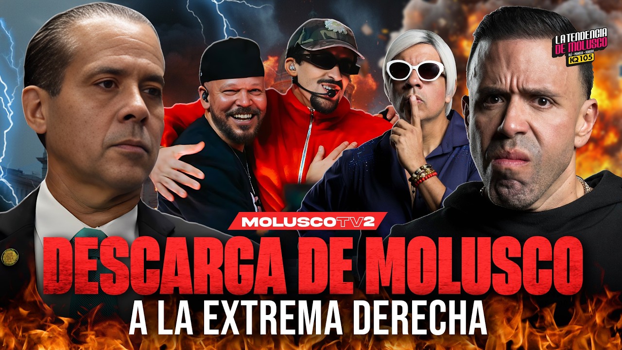 Molusco, da fuerte Descarga a la Extrema Derecha por Pelicula Bad Bunny y Residente