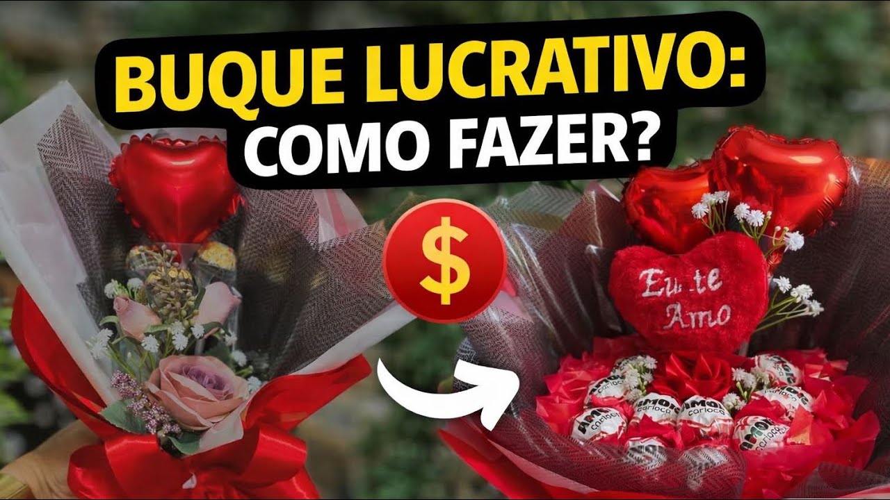 Faça um buquê presenteavel : passo a passo