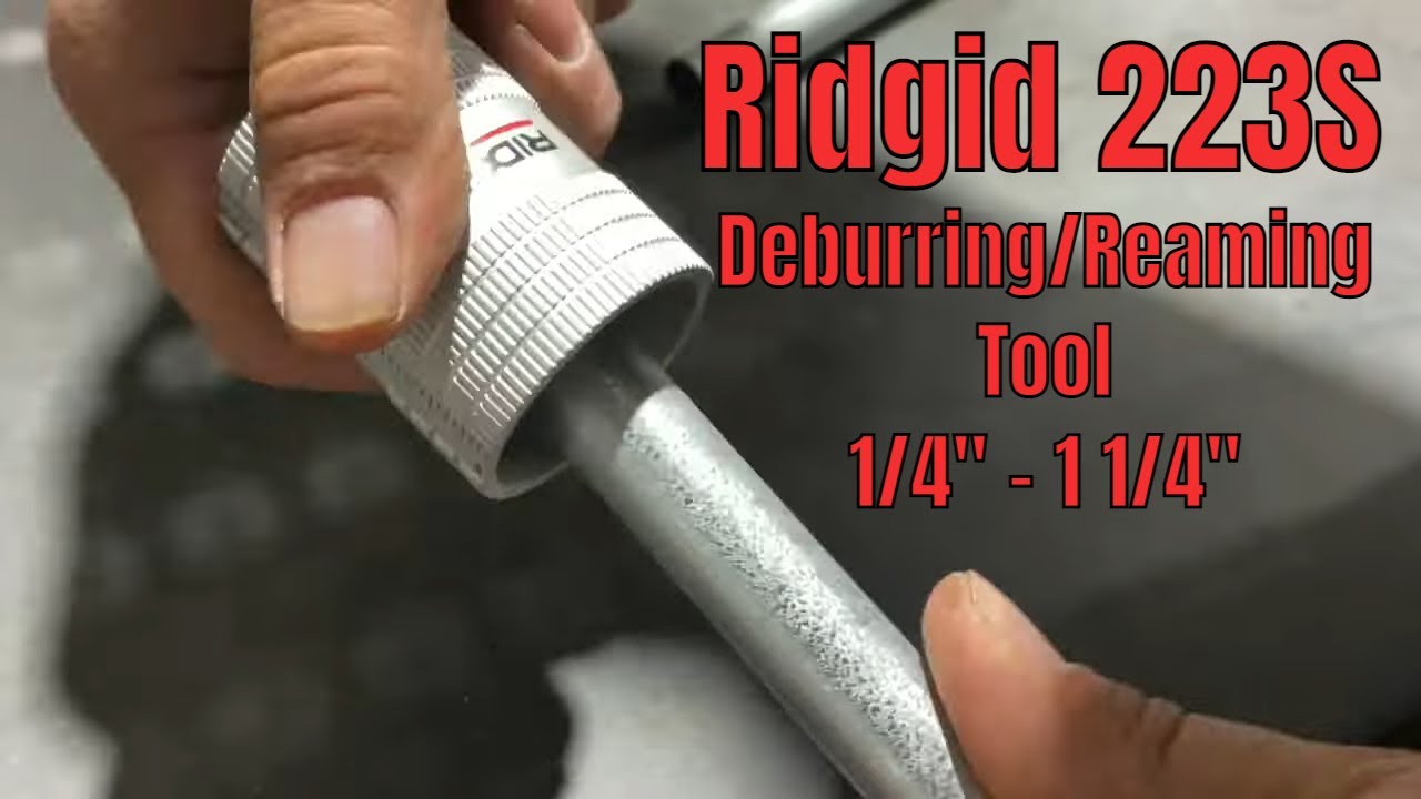 Ridgid 223S Stainless Steel Tubing Deburring/Reaming Tool