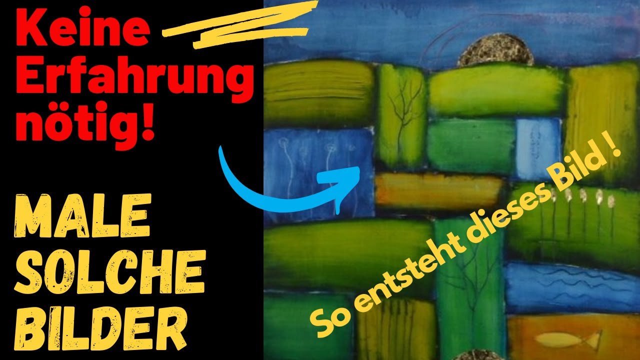 Kraft der Farben. Diese Acryl-Technik bringt auch Anfängern Top-Ergebnisse. So entsteht dieses Bild.