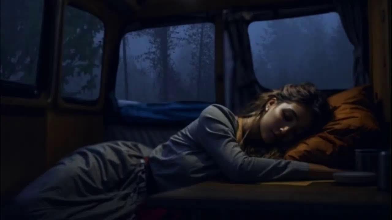 🔴 Heavy Rain & Thunderstorm Sounds for Deep Sleep | 24/7 Dark Cozy Rain Ambience White Noise 🌧️🌧️