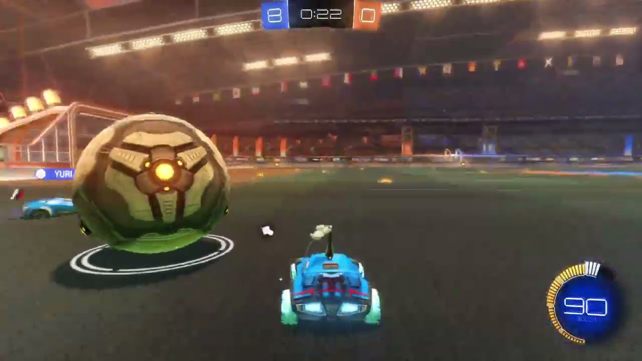 Rocket League: Blues Battling for Victories