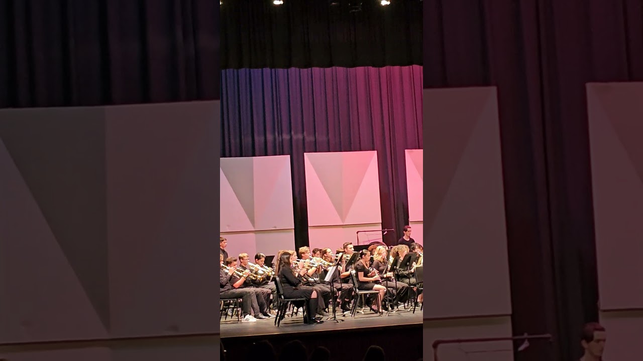 Come all ye young #Sailors performed by Tooele High School's #SymphonicBand  Eli on #Percussion 😍