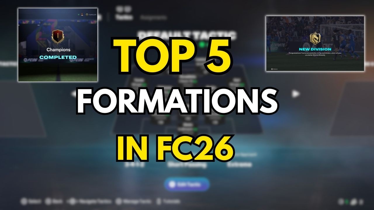 ТОП-5 лучших расстановок и кастомных тактик в FC 26 (Гайд для 1-го ранга и Элитного дивизиона)