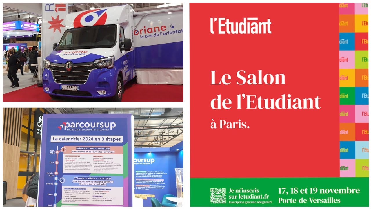 Salon de l'étudiant novembre 2023 Paris Porte de Versailles