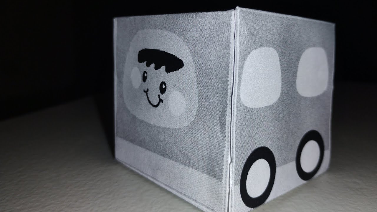 How to assemble "the Vinny cube™" Go! Go! Smart Wheels Papercraft tutorial