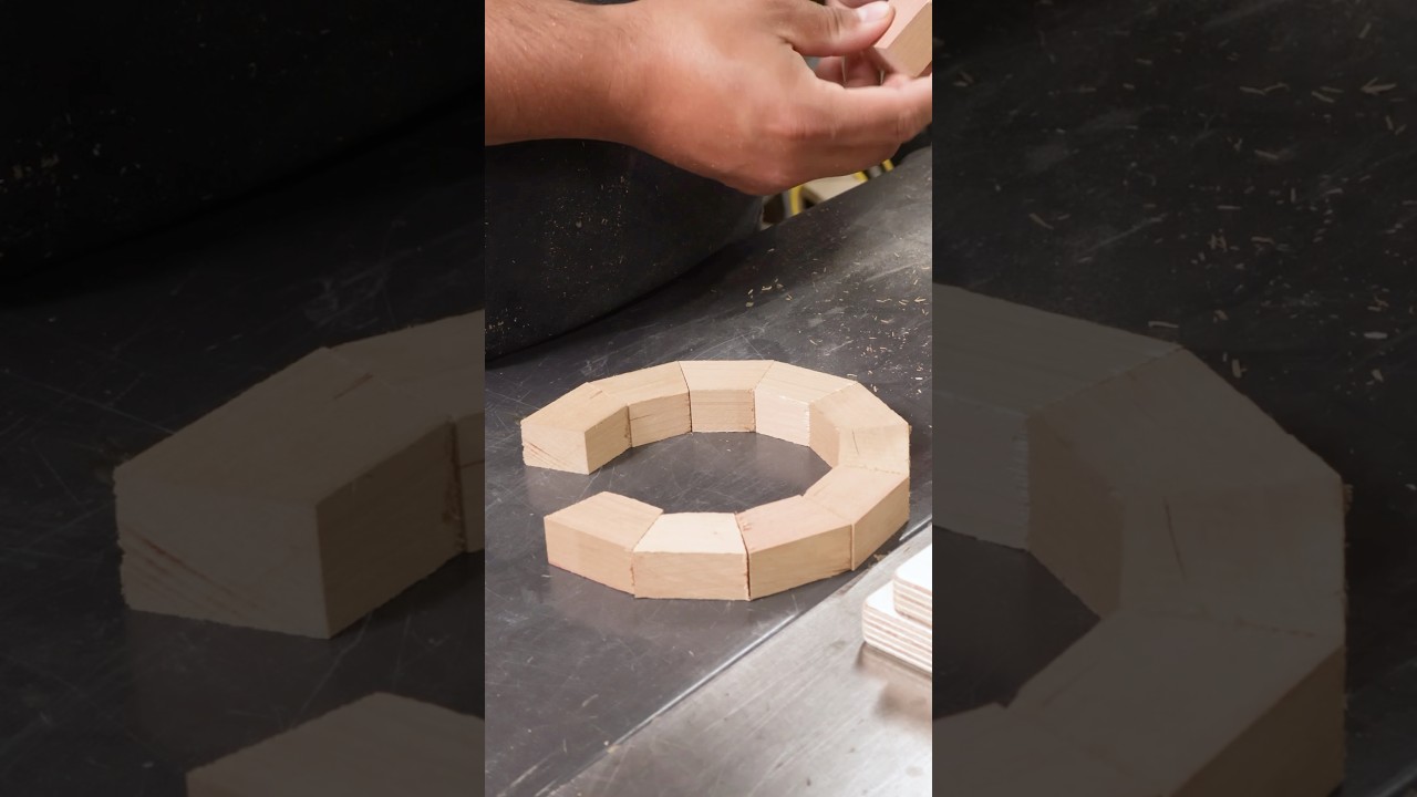 How to cut segments for a segmented ring to make a segmented bowl.