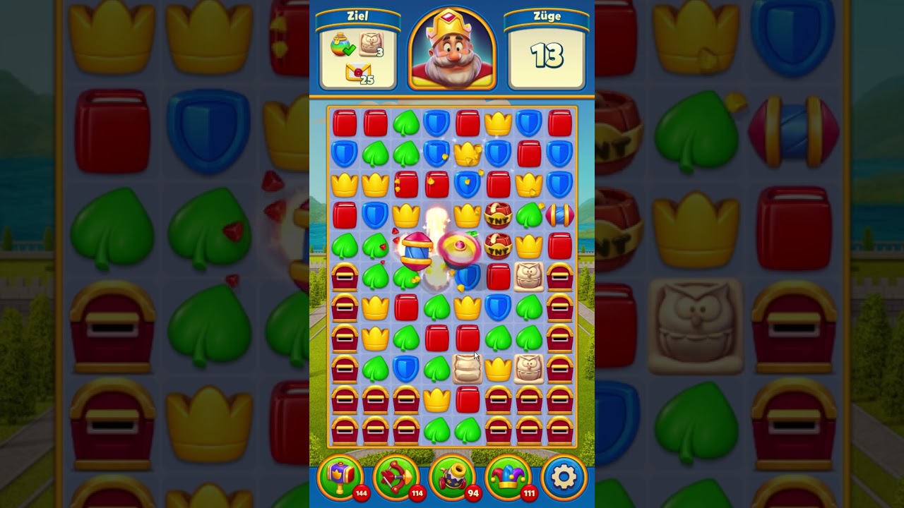 Royal Match Level 1286 [Gameplay] [normal speed | optimized for smartphones]