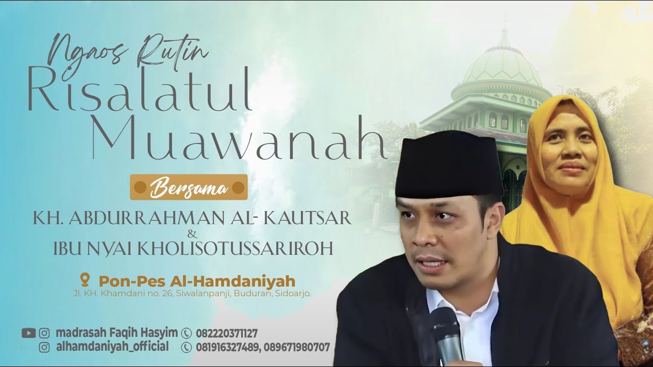 LIVE | Ngaji bersama KH. Abdurrohman Al-Kautsar & Ibu Nyai Kholisotussariroh di PonPes Al-Hamdany