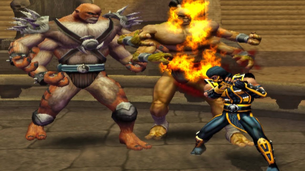 [TAS] Mortal Kombat Shaolin Monks (Survival Mode) Scorpion (PS2)