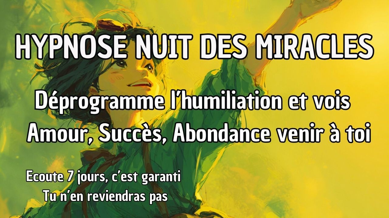 Hypnose sommeil attirer amour argent abondance : Reprogrammation subconscient blessure d'humiliation