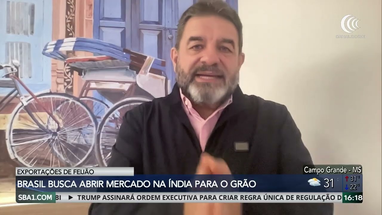 Brasil busca abrir mercado na Índia para o feijão