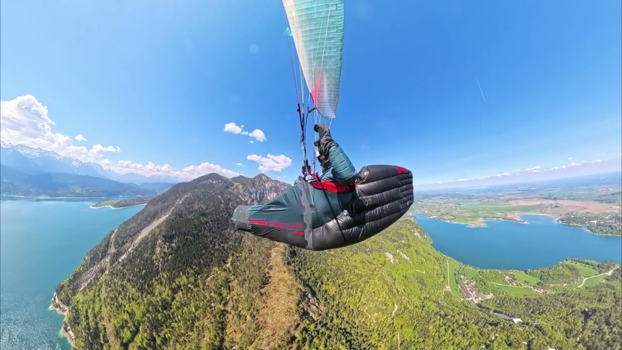 Gleitschirmflug vom Brauneck zum Kochelsee S14E09
