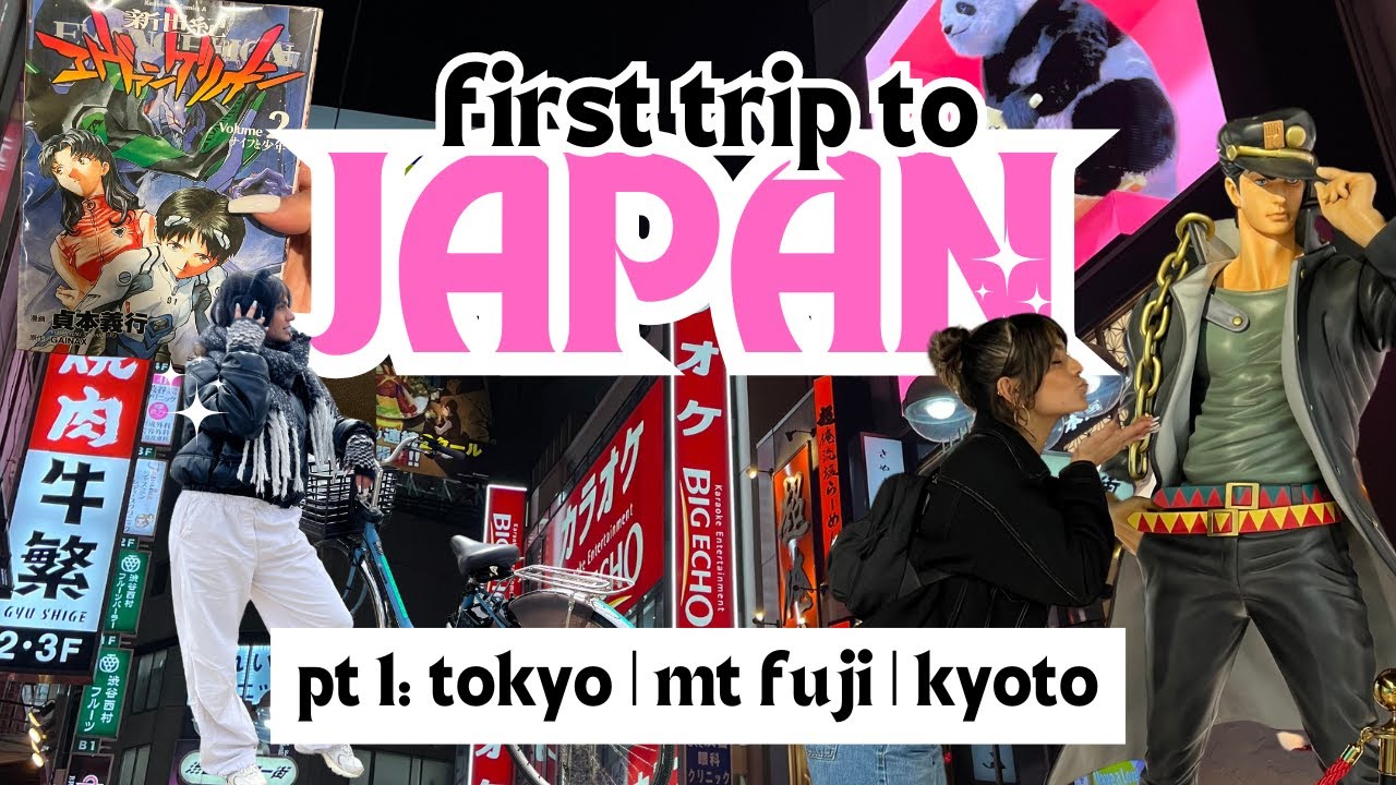 japan vlog: tokyo, mt fuji, kyoto pt 1 ⋆♡⋆