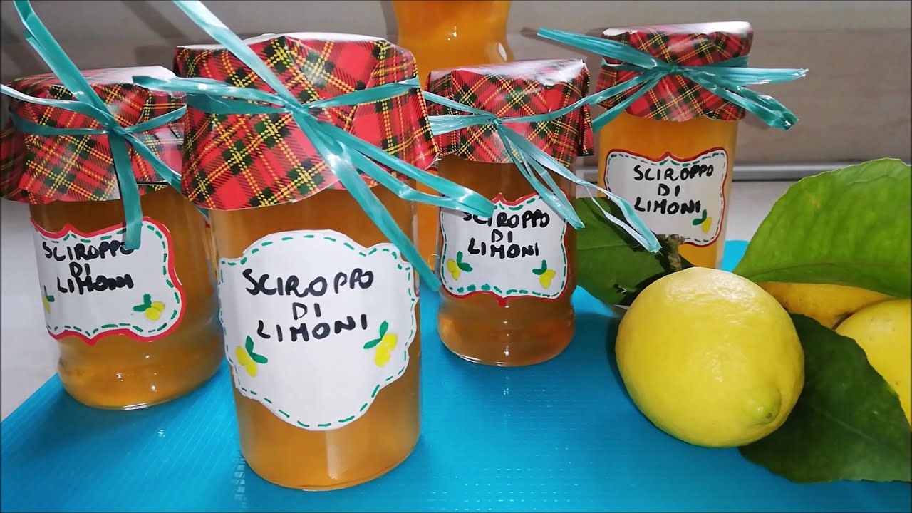 Sciroppo al limone fatto in casa