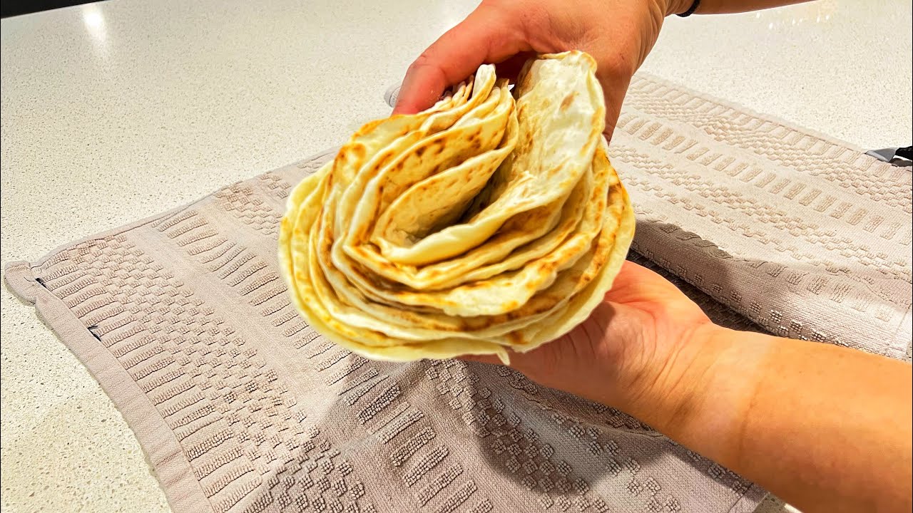 Domace Tortilje Mekane i Brzo se Prave | Homemade Tortilla | Wraps