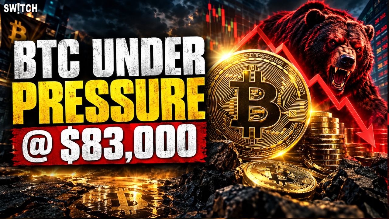 CoinSwitch Crypto Market Pulse: BTC Under Pressure @ $83,000। Top News of The Day