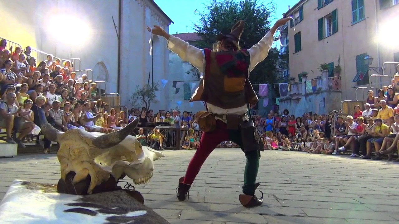 Jefte, giullare medioevale in Viaggio nel Medioevo,  Finalborgo 2016