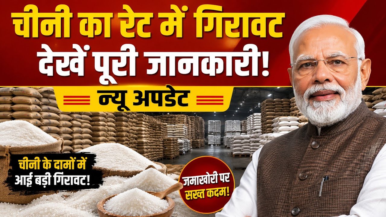 Sugar Price // Sugar prices fall !!चीनी का भाव हुआ कम Sugar Price: New Update [abhi world]