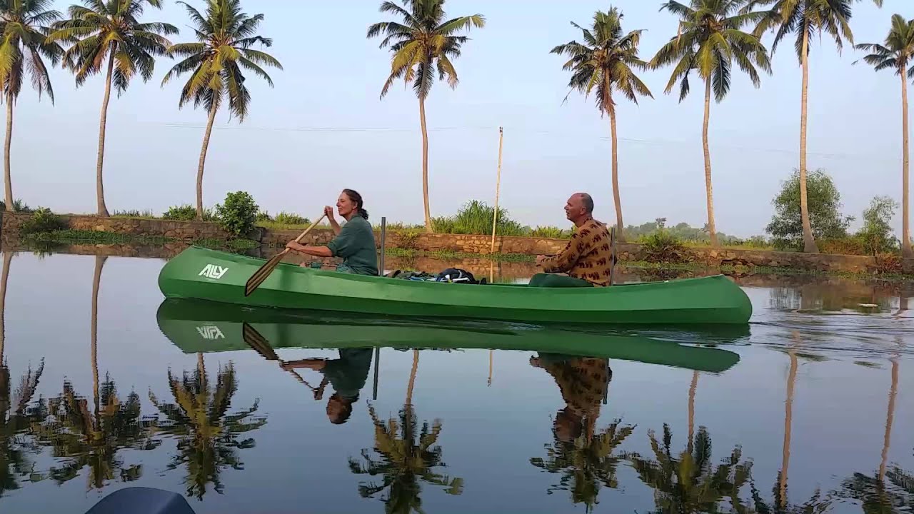Kanoen in Kerala